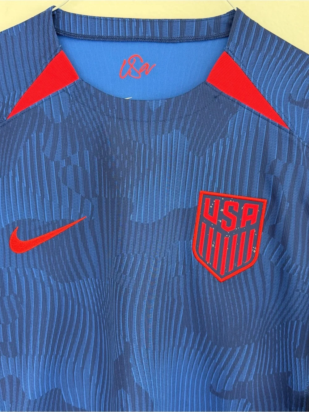 New: Nike Men's Medium USMNT USA 2023 Stadium Away Soccer Jersey Kit Official